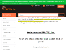 Tablet Screenshot of ihccw.com